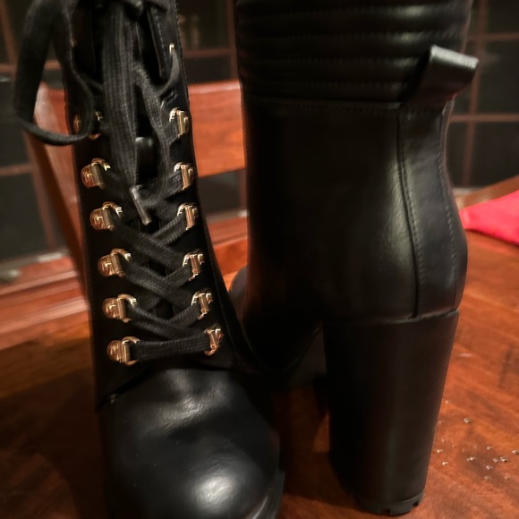 Brand new gorgeous, fun black mid-calf boots! - Picture 4 of 6